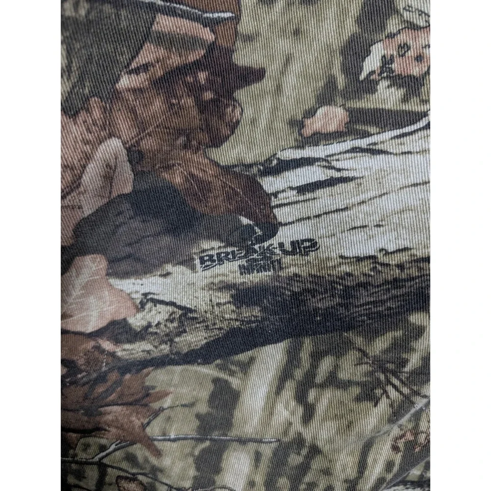 Mossy Oak Break-Up Infinity Camo Hooded Jacket Mens XL Full Zip Hunting Coat